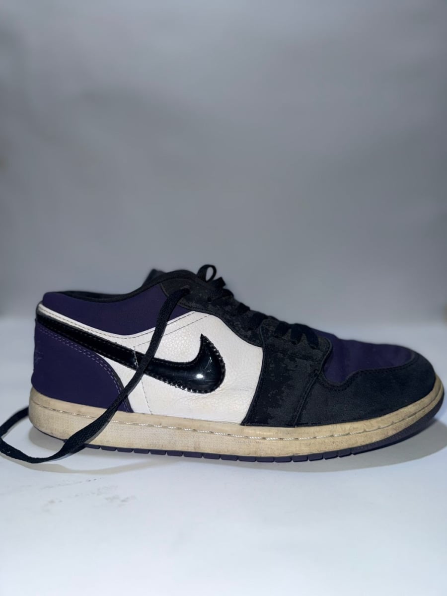 Air Jordan 1 Low "Court Purple" 2 pre-owned shoes by Nike